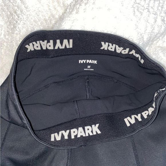 IVY PARK Black High-Waist Leggings Size Medium - Picture 2 of 4